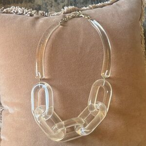 Elegant Clear Chain Necklace